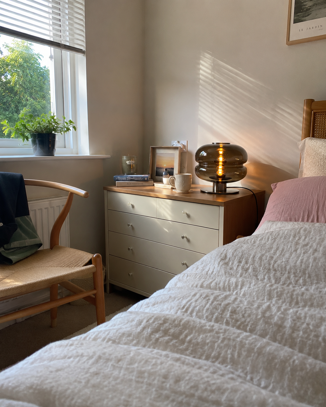 Simone | Postmodern Glass Table Lamp