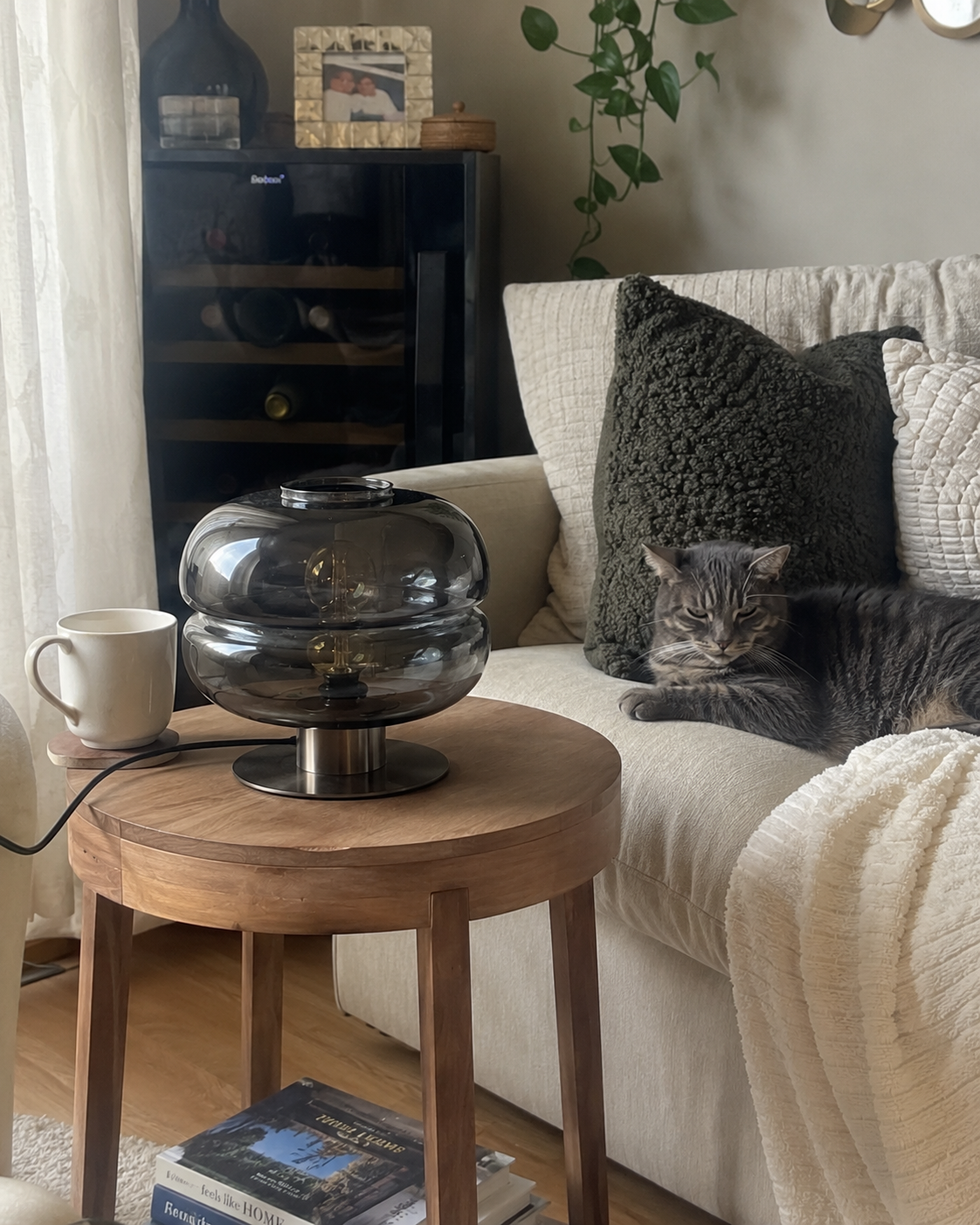 Simone | Postmodern Glass Table Lamp