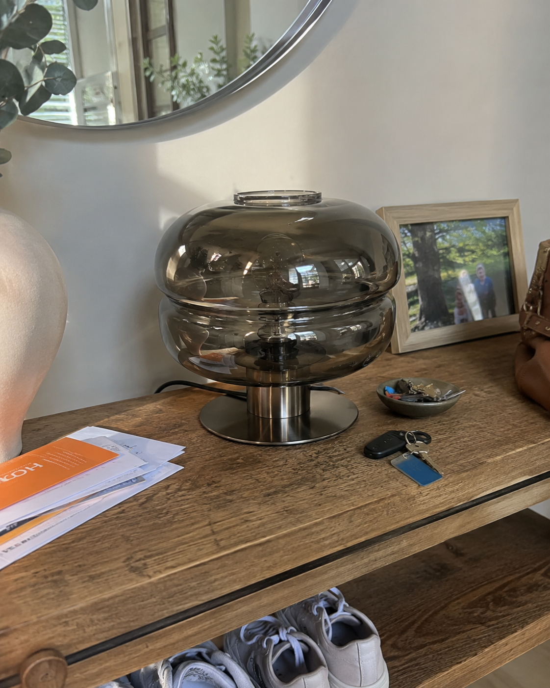 Simone | Postmodern Glass Table Lamp