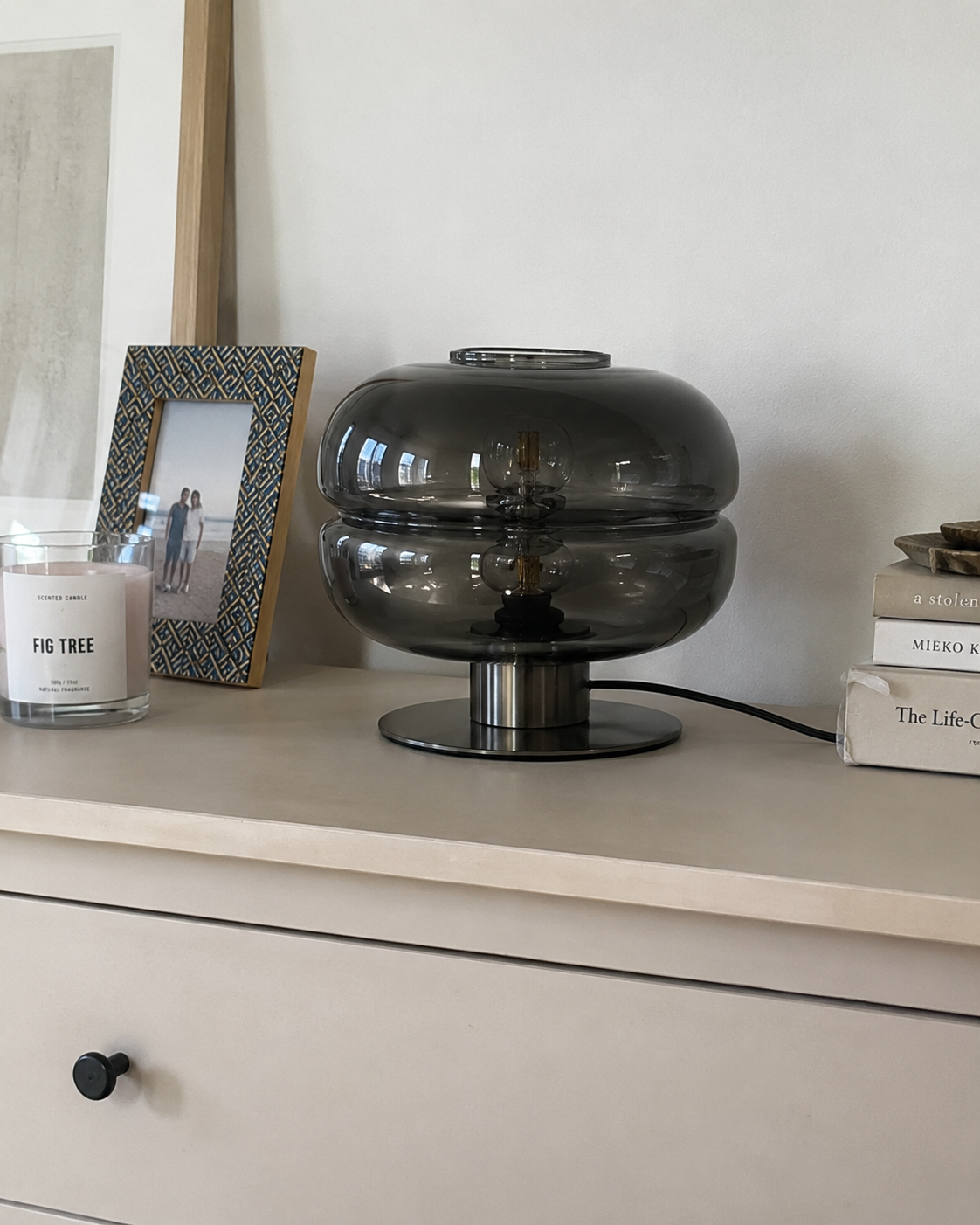 Simone | Postmodern Glass Table Lamp