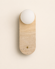 Tama | Yellow Travertine Wall Sconce