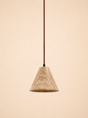 Iwa | Travertine Stone Pendant Light