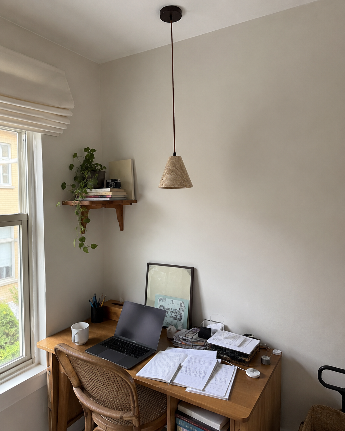 Iwa | Travertine Stone Pendant Light