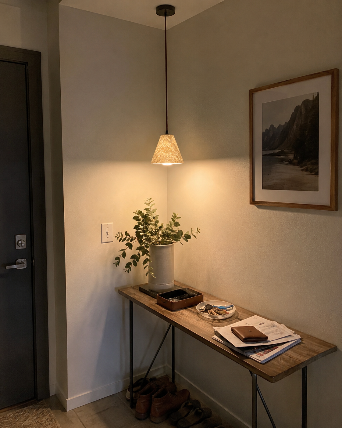 Iwa | Travertine Stone Pendant Light