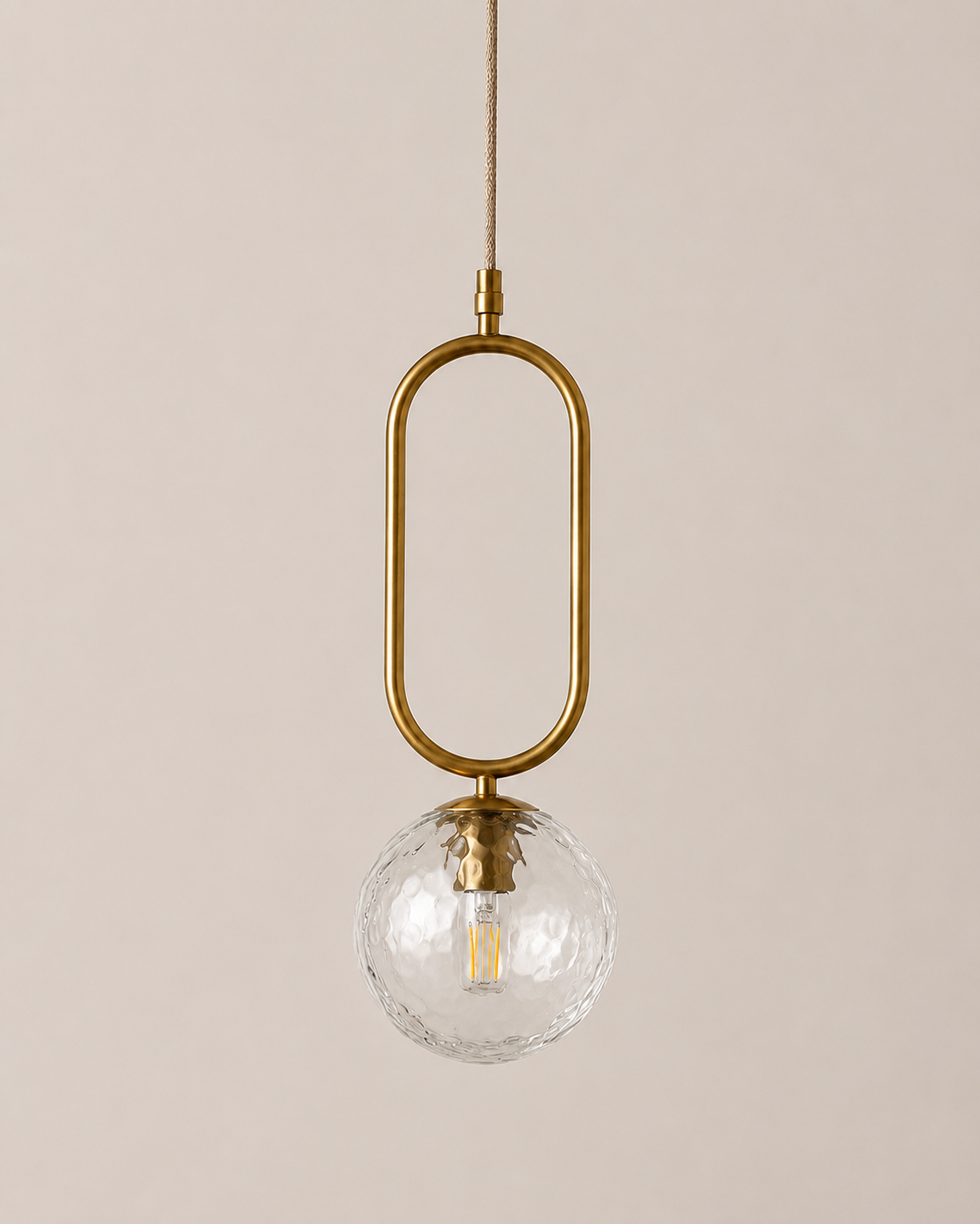 Ori | Copper Glass Globe Pendant