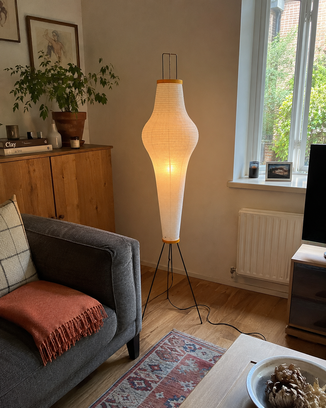 Ryo | Japanese Rice Paper Lantern Floor Lamp