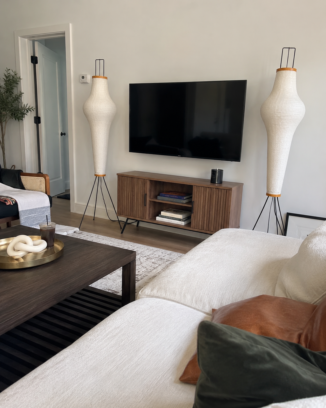 Ryo | Japanese Rice Paper Lantern Floor Lamp