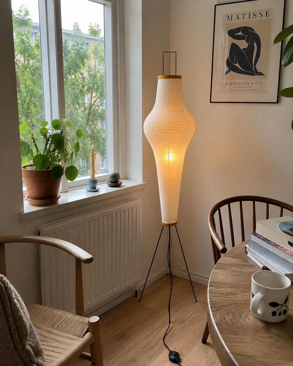 Ryo | Japanese Rice Paper Lantern Floor Lamp