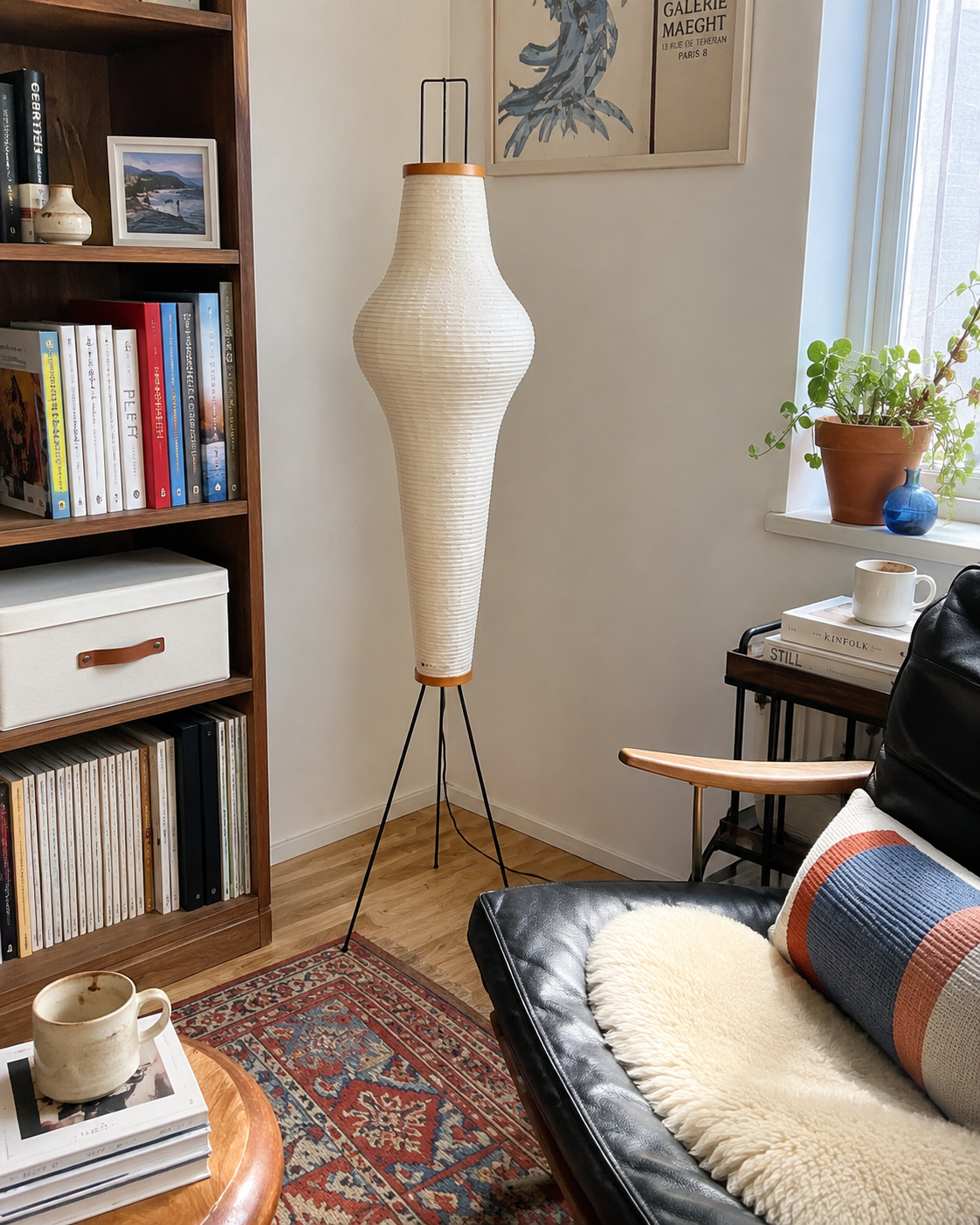 Ryo | Japanese Rice Paper Lantern Floor Lamp