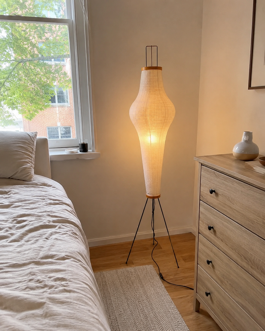 Ryo | Japanese Rice Paper Lantern Floor Lamp