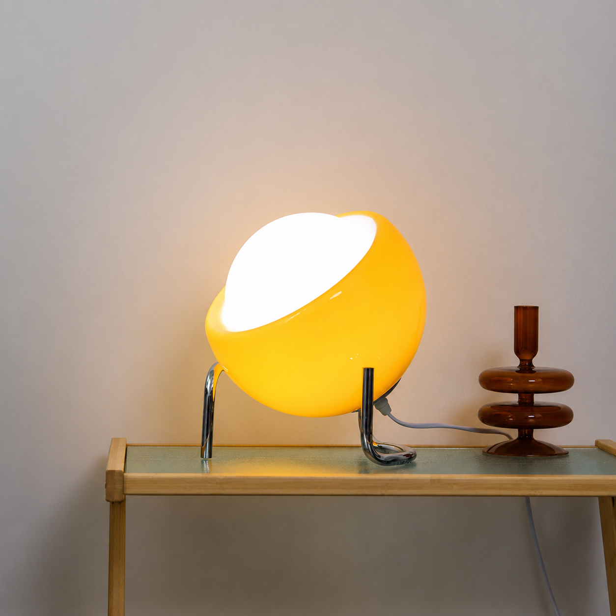 Coraline | Bauhaus Glass Globe Table Lamp