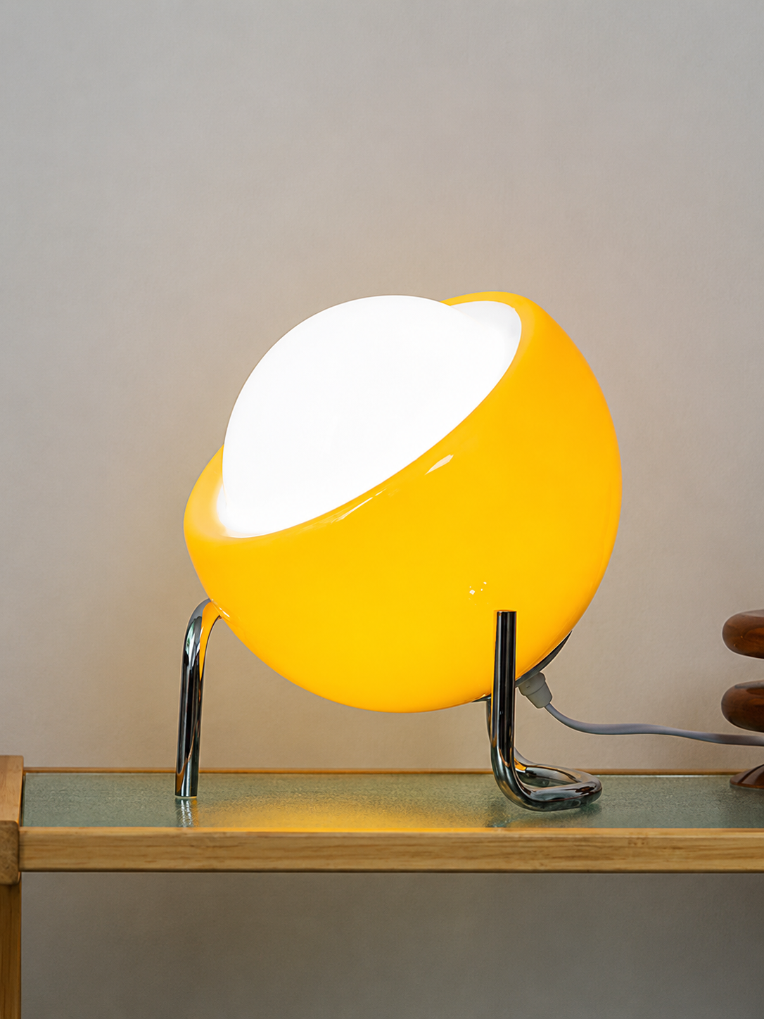 Coraline | Bauhaus Glass Globe Table Lamp