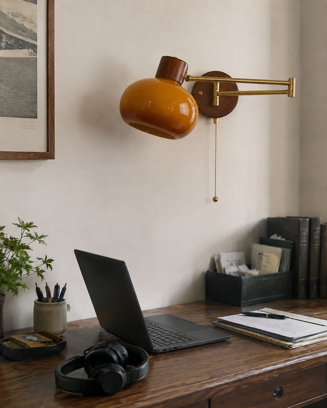 Kohaku | Swing Arm Wall Sconce