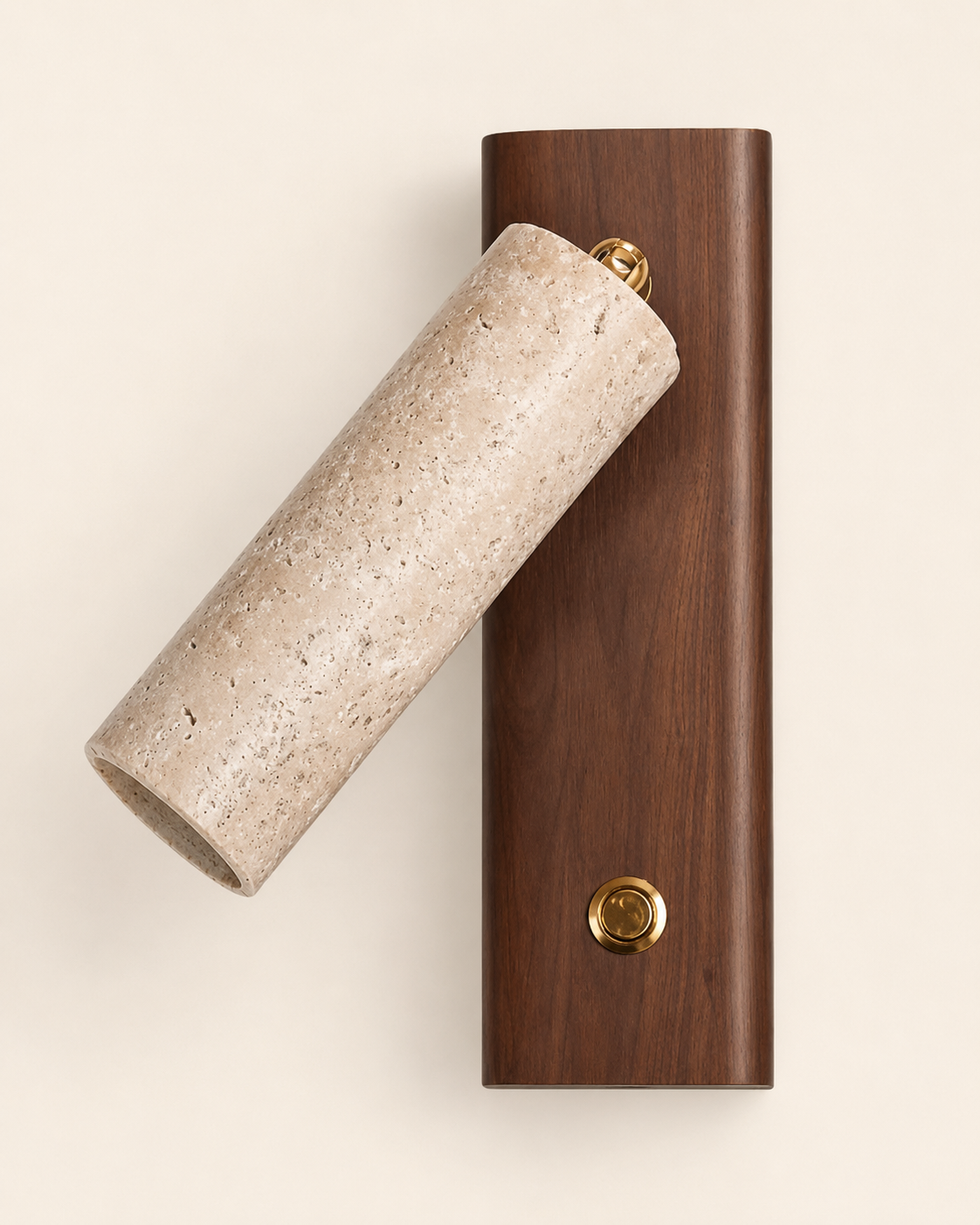 Iwa | Travertine Pivot Wall Sconce