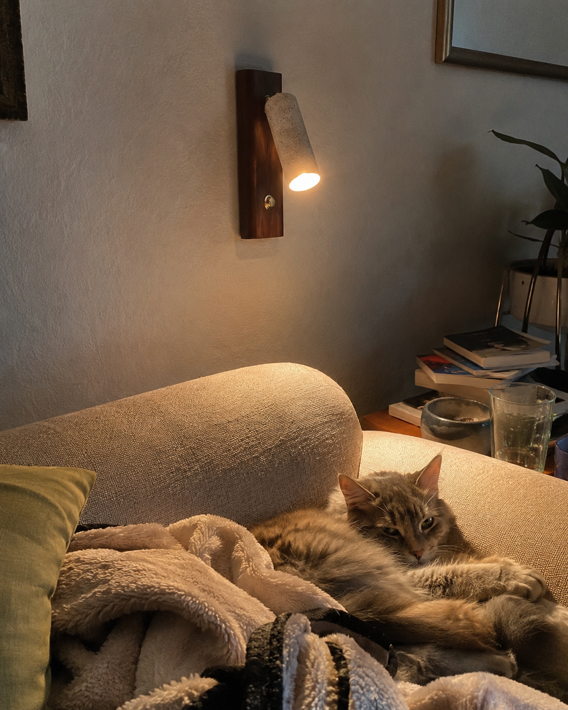 Iwa | Travertine Pivot Wall Sconce