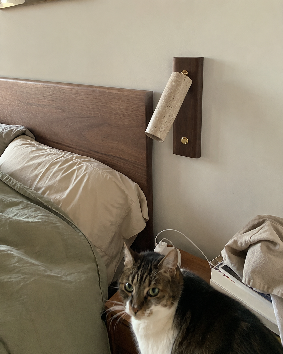 Iwa | Travertine Pivot Wall Sconce
