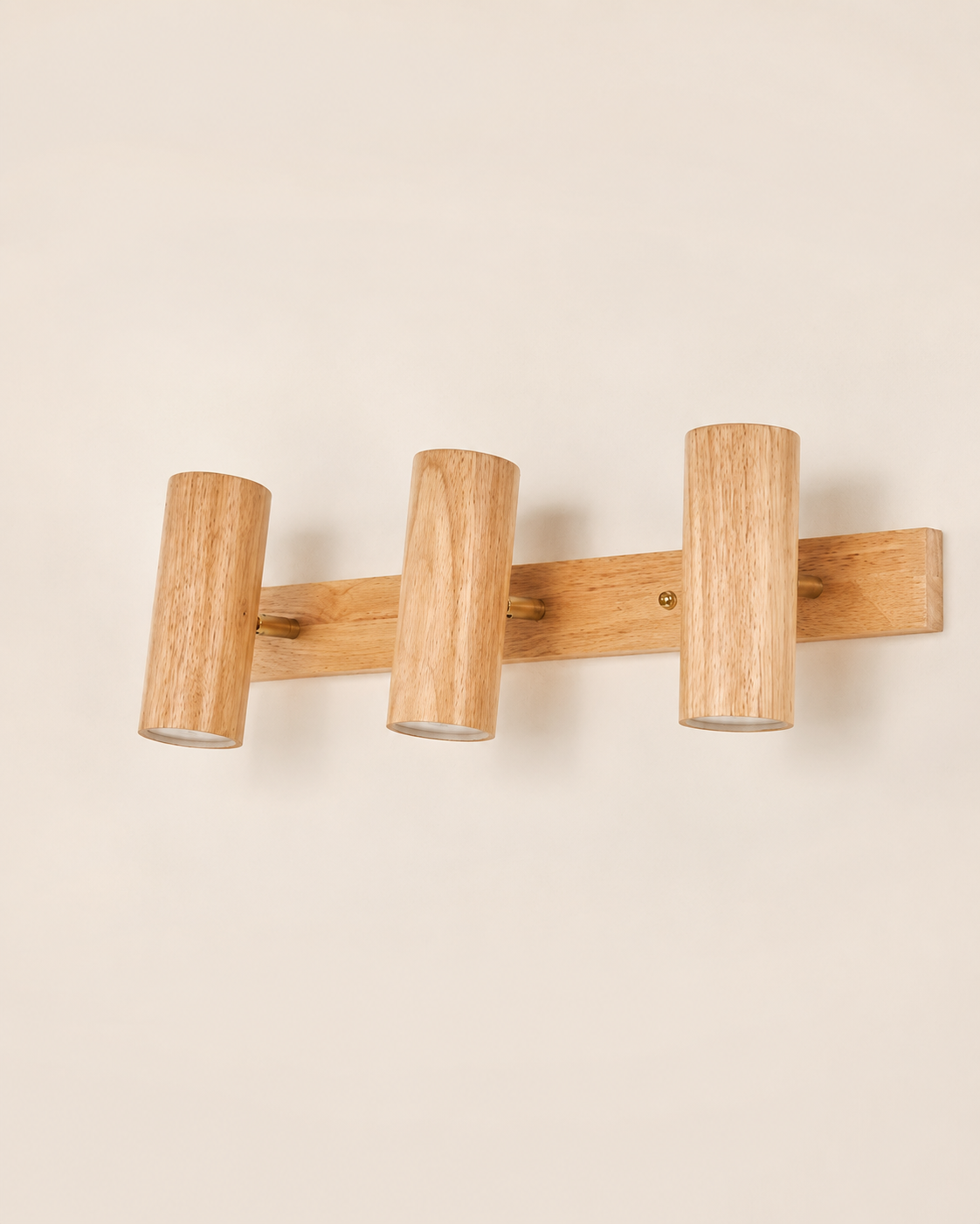 Yoko | Oak Cylinder Wall Sconce