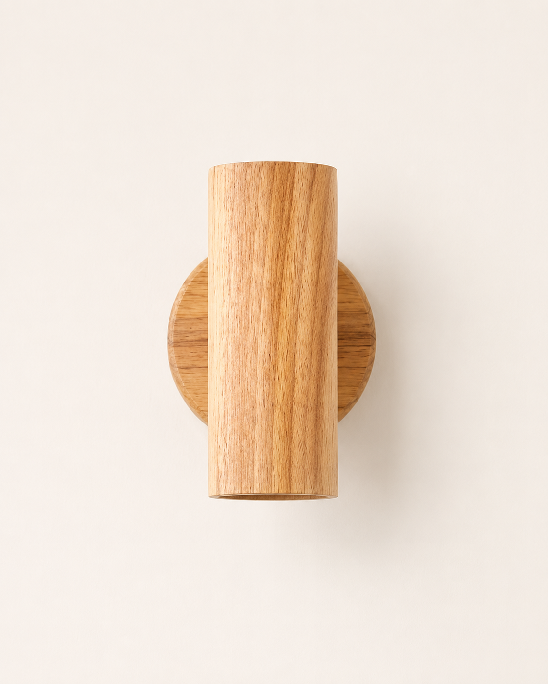 Yoko | Oak Cylinder Wall Sconce
