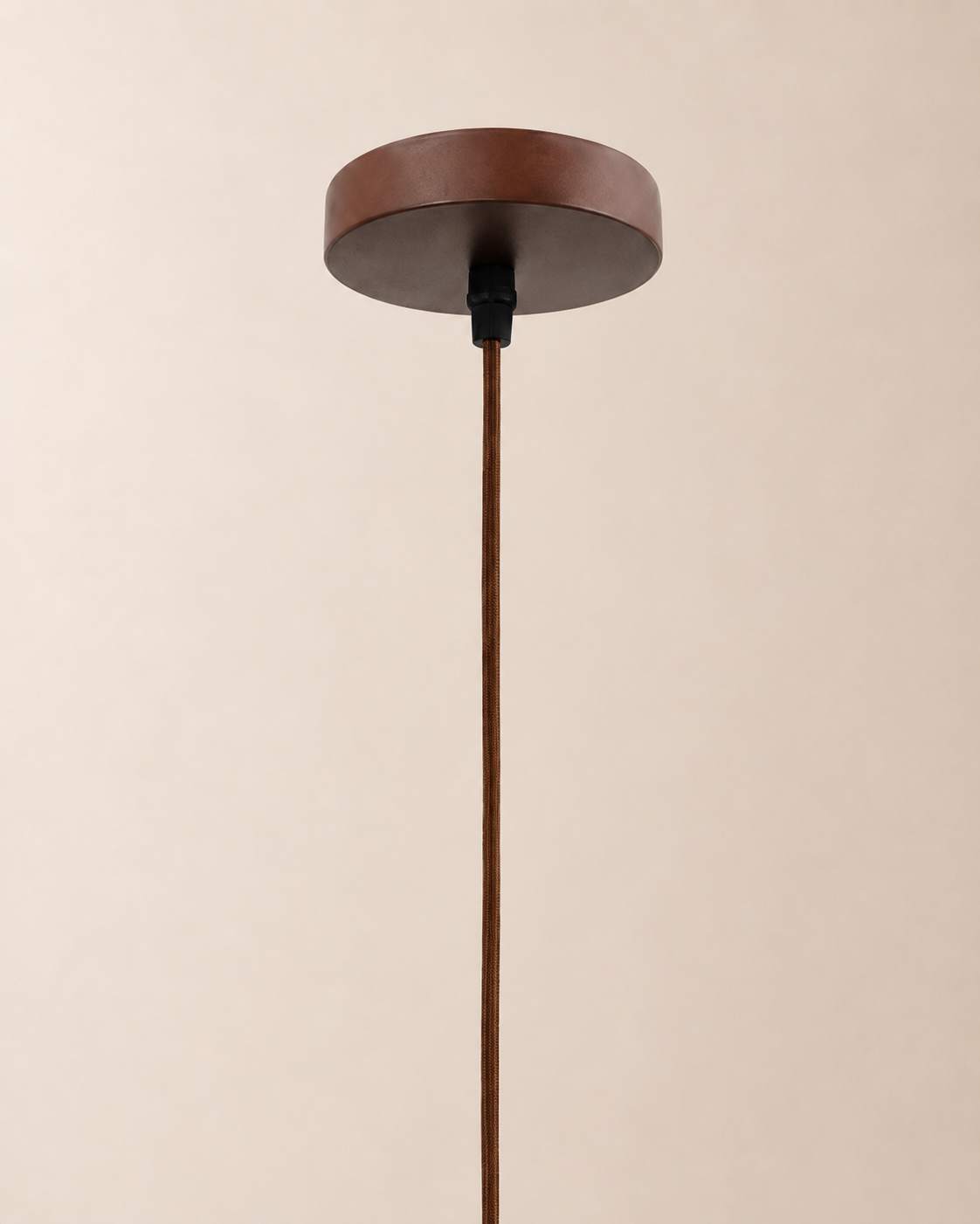 Hashira | Travertine Cylinder Pendant Light