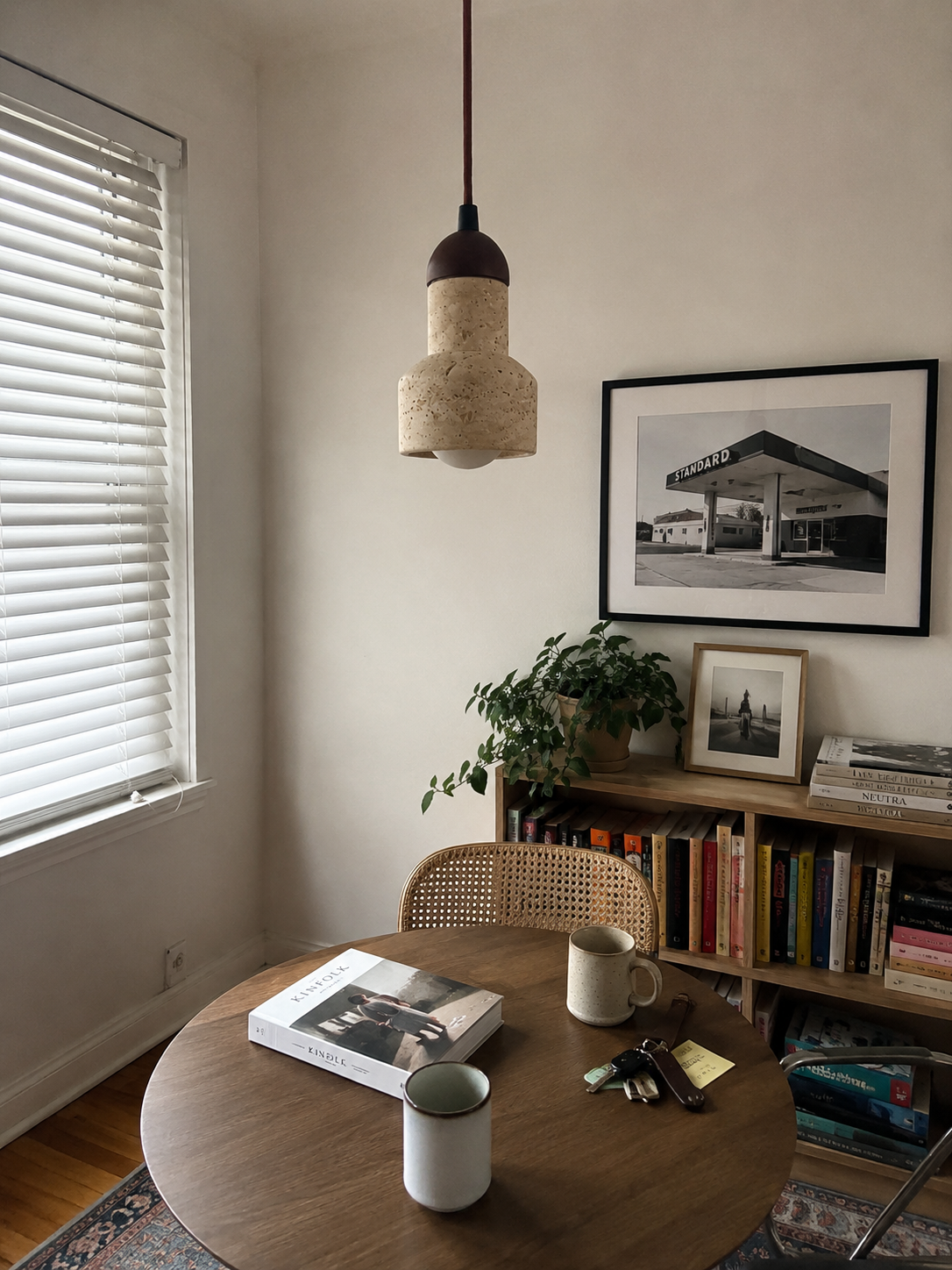 Calice | Travertine Cup Pendant Light