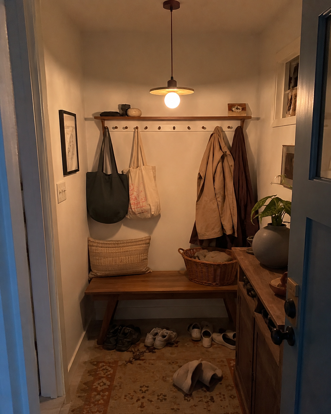 Piatto | Travertine Disc Pendant Light