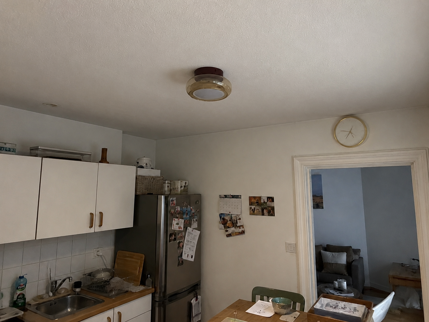 Tondo | Cognac Glass Flush Mount Ceiling Light