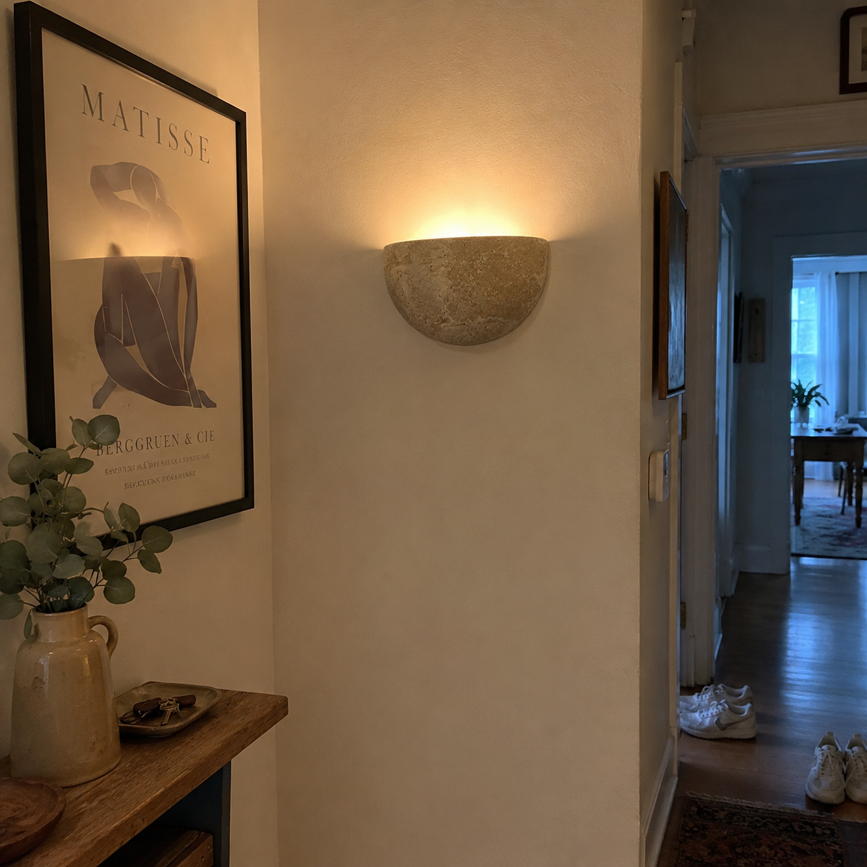 Dune | Travertine Wall Sconce