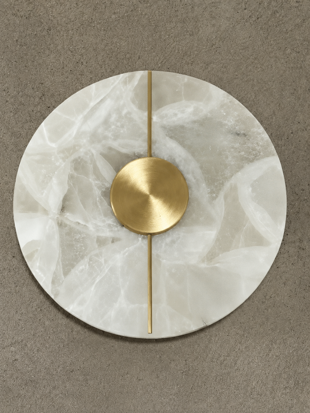 Eclipse | Round Marble Wall Sconce