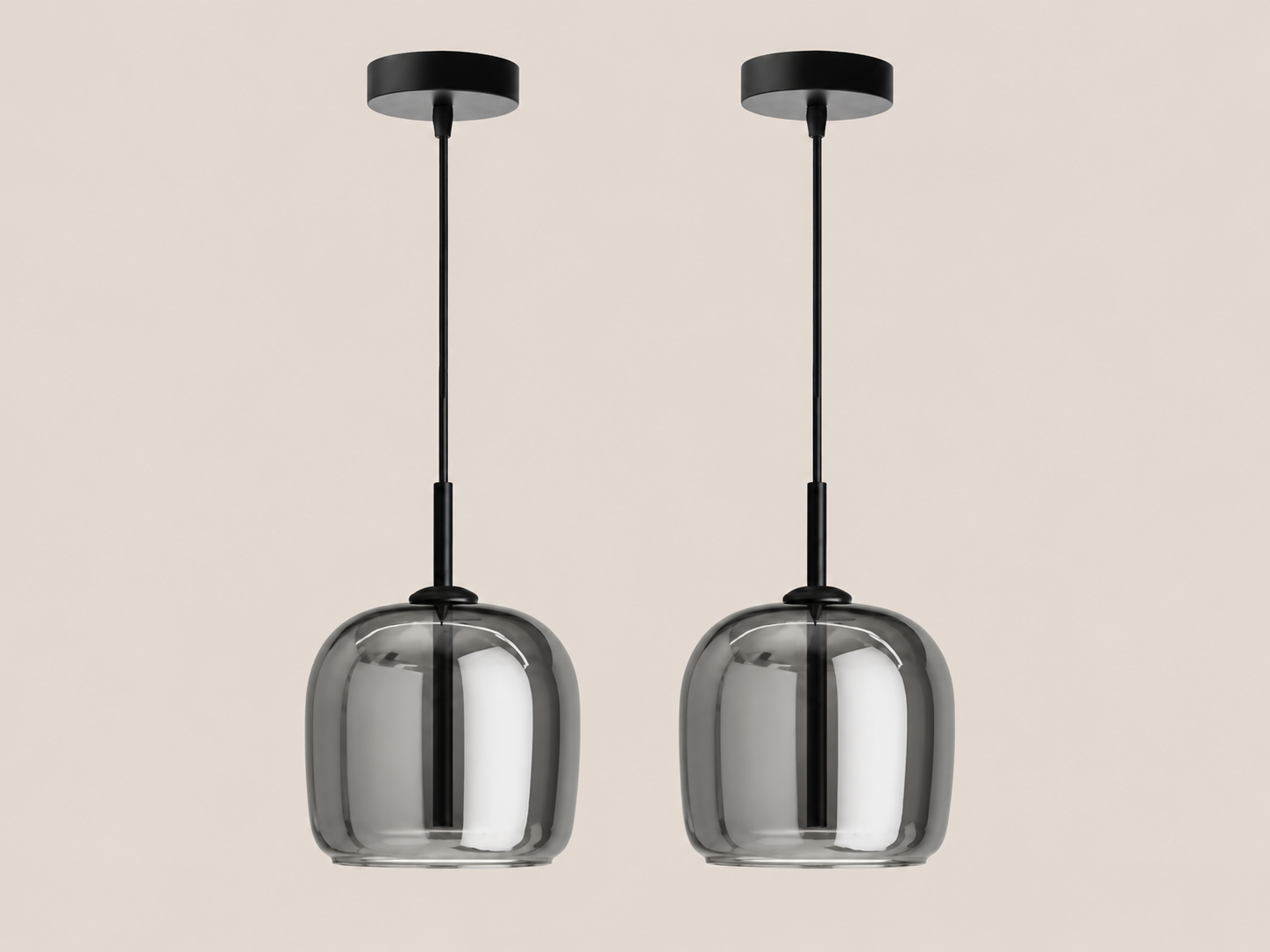 Haze | Smoked Glass Pendant Light