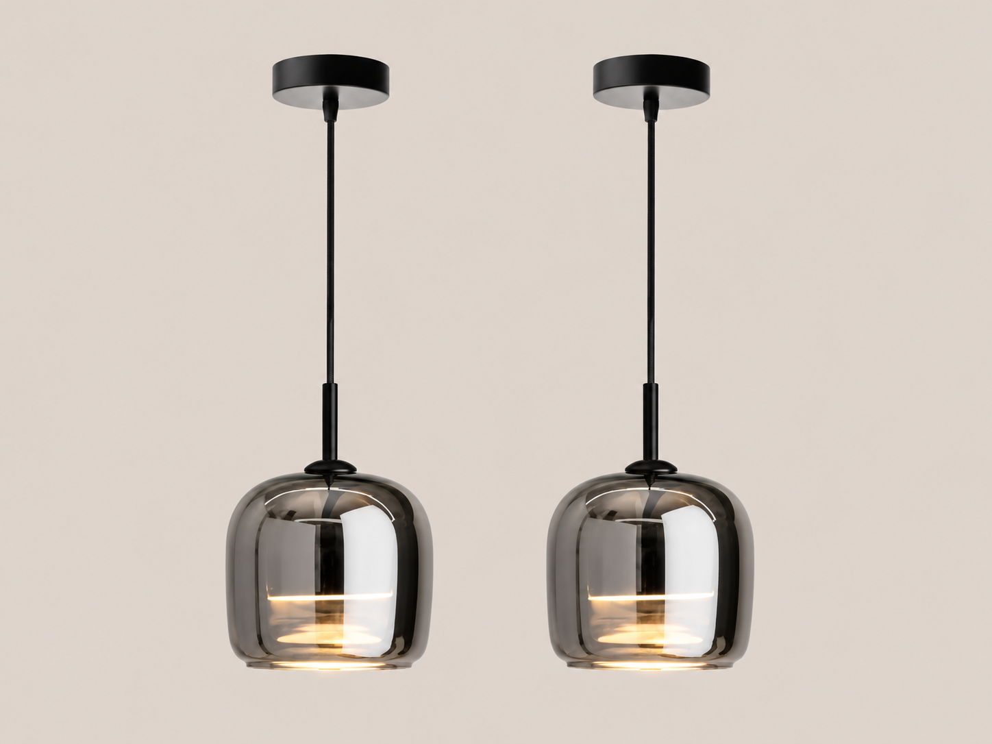 Haze | Smoked Glass Pendant Light
