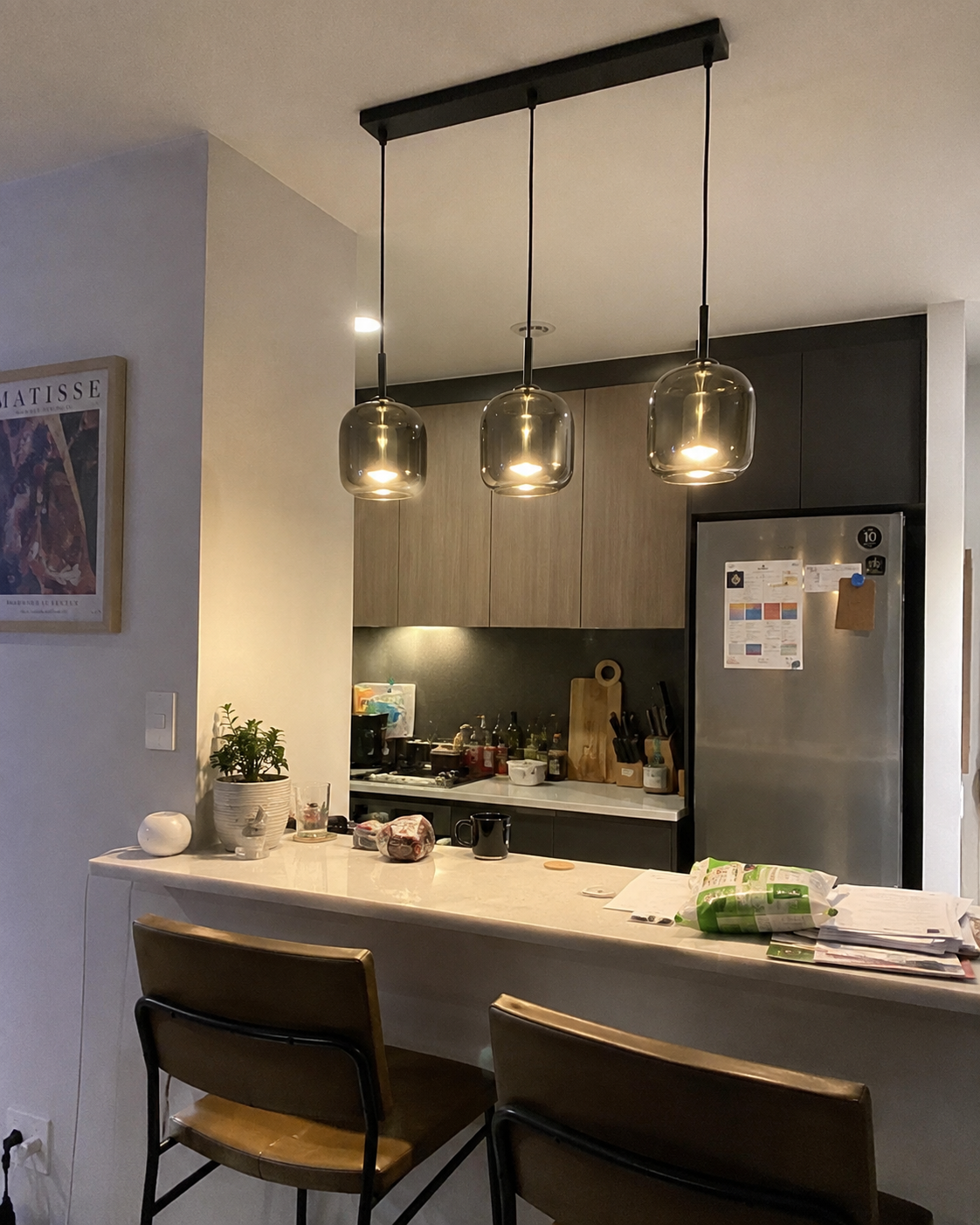 Haze | Smoked Glass Pendant Light