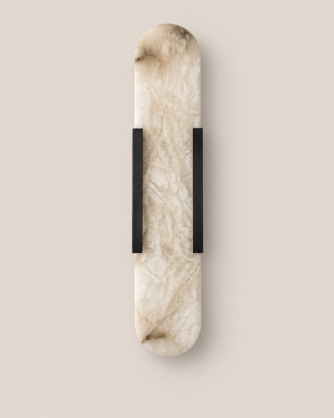 Aria | Alabaster Brass Wall Sconce
