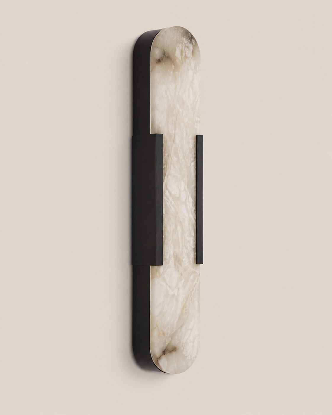 Aria | Alabaster Brass Wall Sconce