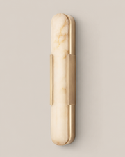 Aria | Alabaster Brass Wall Sconce