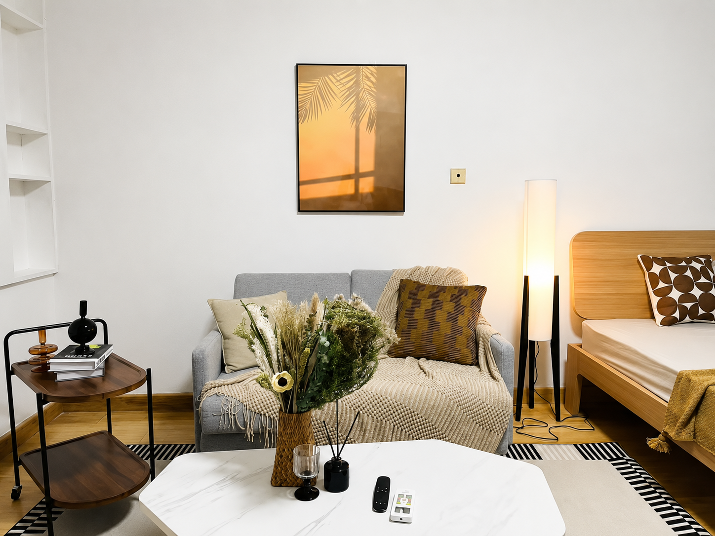 Willow | Japanese Wood Floor Lamp