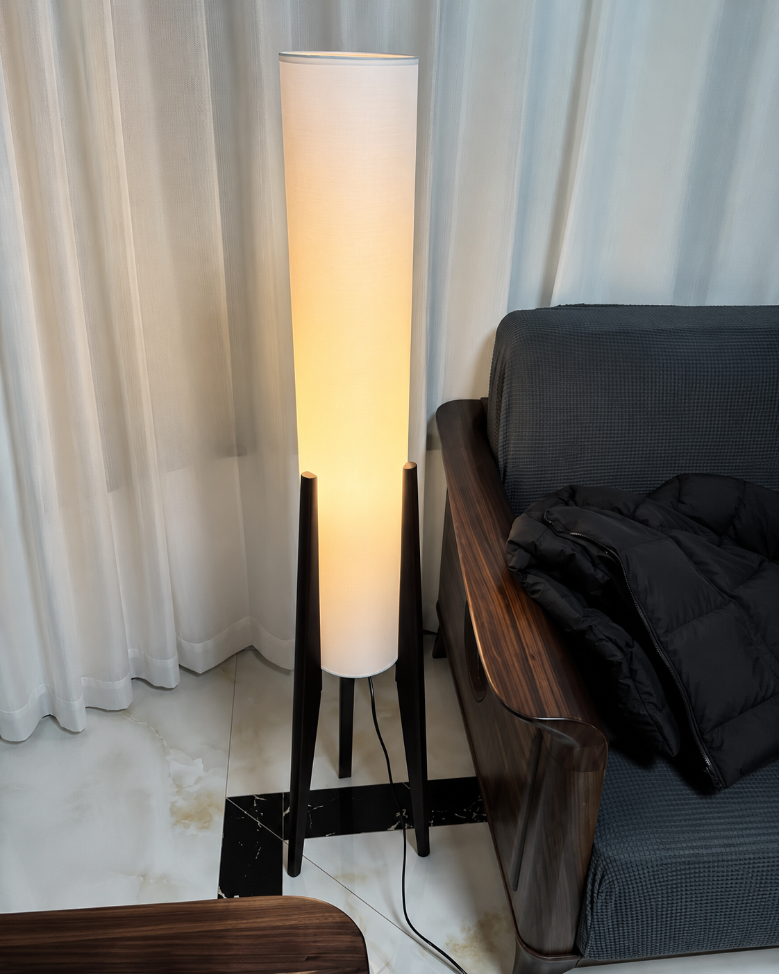 Willow | Japanese Wood Floor Lamp