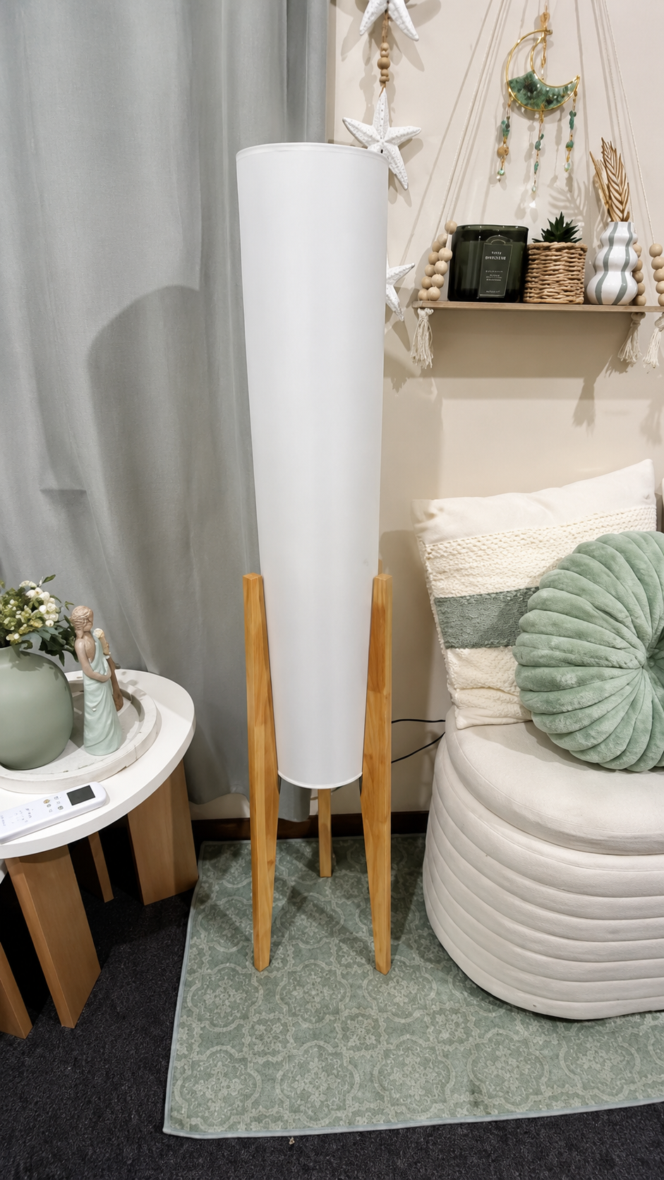 Willow | Japanese Wood Floor Lamp