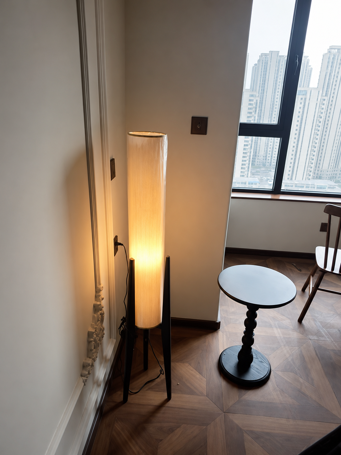 Willow | Japanese Wood Floor Lamp