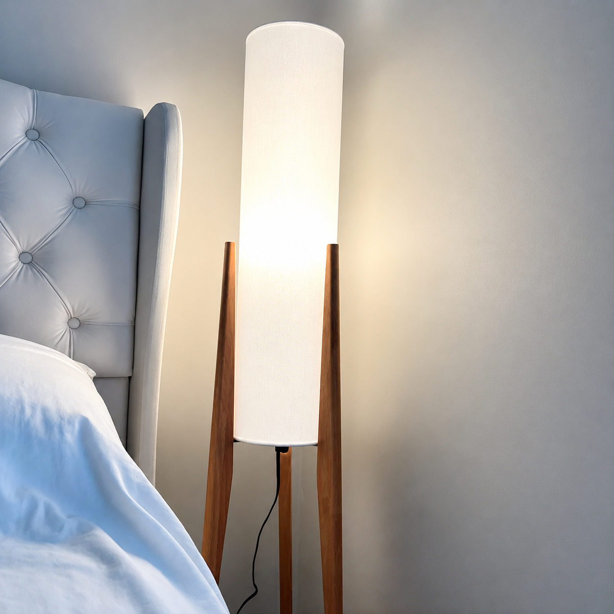 Willow | Japanese Wood Floor Lamp