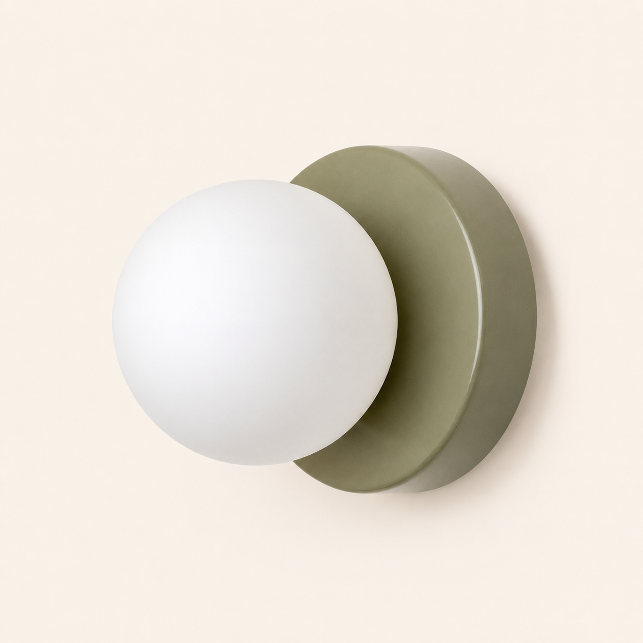 Rosalie | Macaron Sphere Glass Wall Sconce