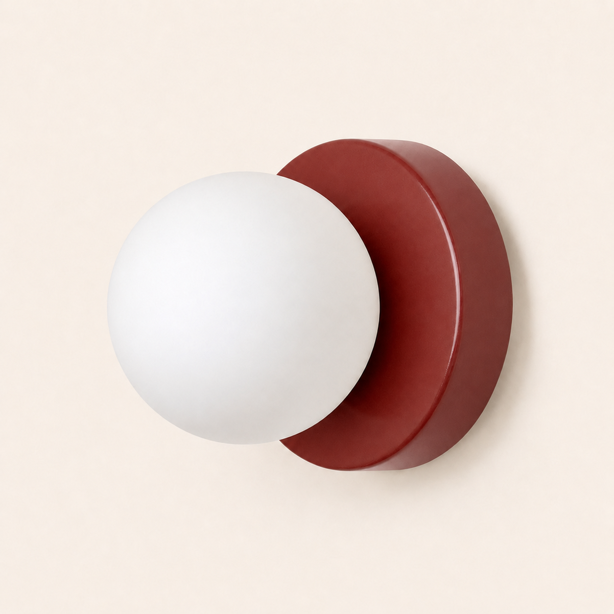 Rosalie | Macaron Sphere Glass Wall Sconce