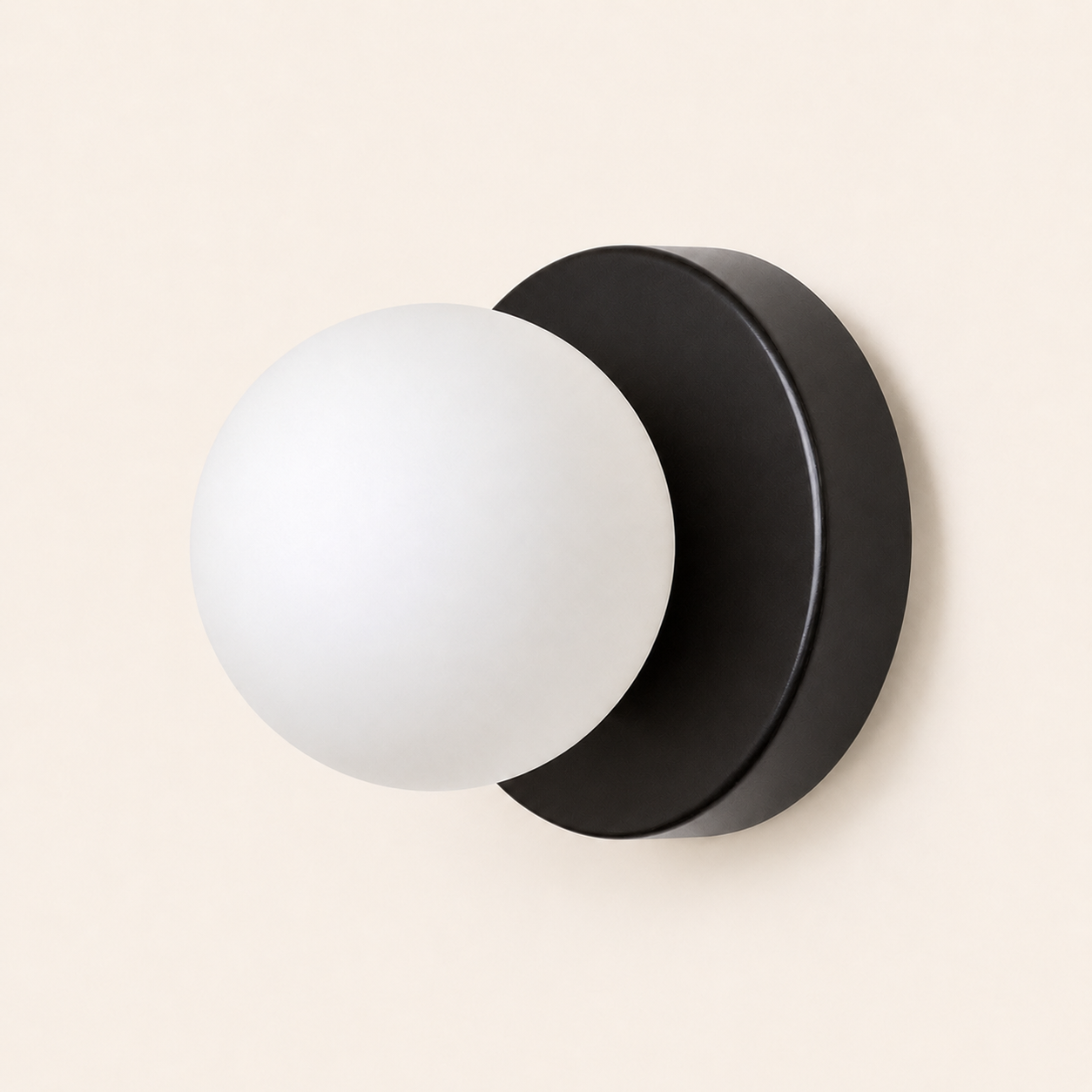 Rosalie | Macaron Sphere Glass Wall Sconce