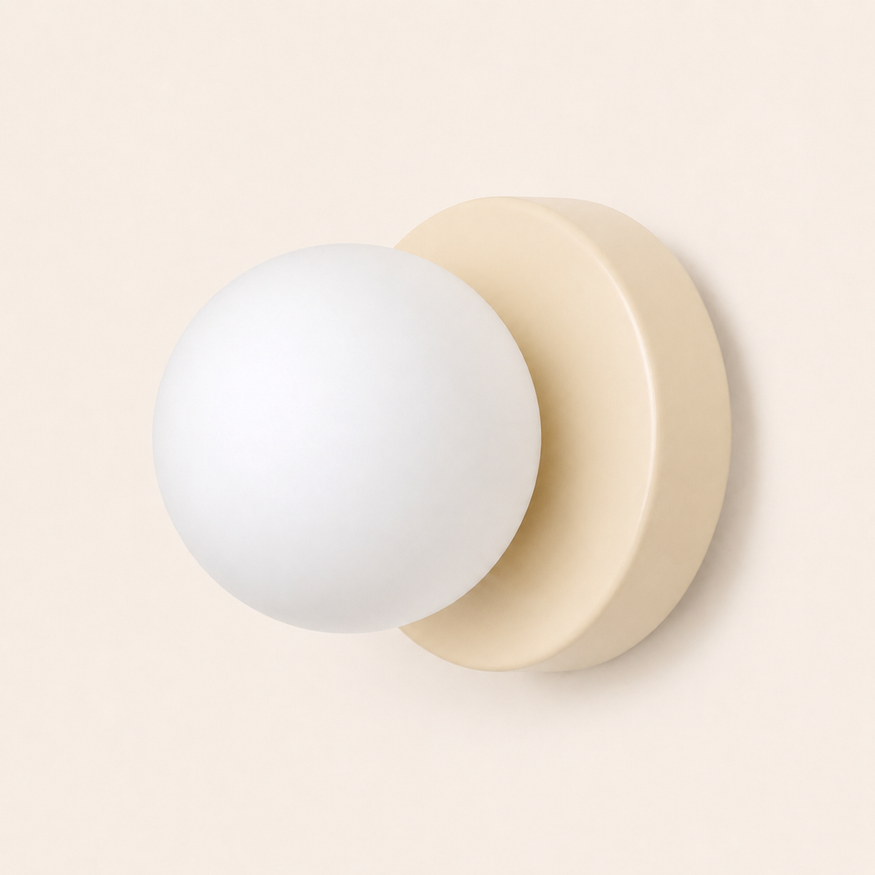 Rosalie | Macaron Sphere Glass Wall Sconce