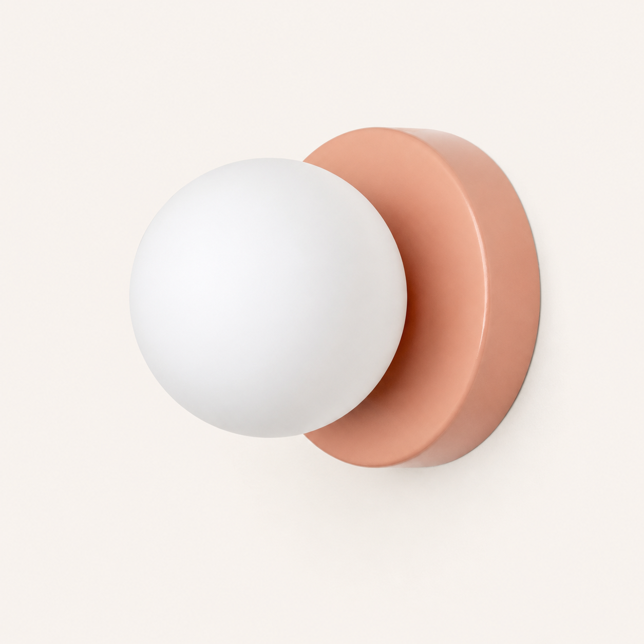 Rosalie | Macaron Sphere Glass Wall Sconce