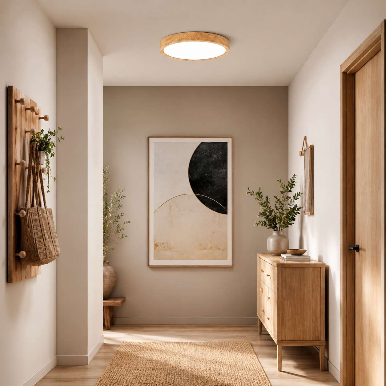 Owen | Modern LED Flush Mount Ceiling Light