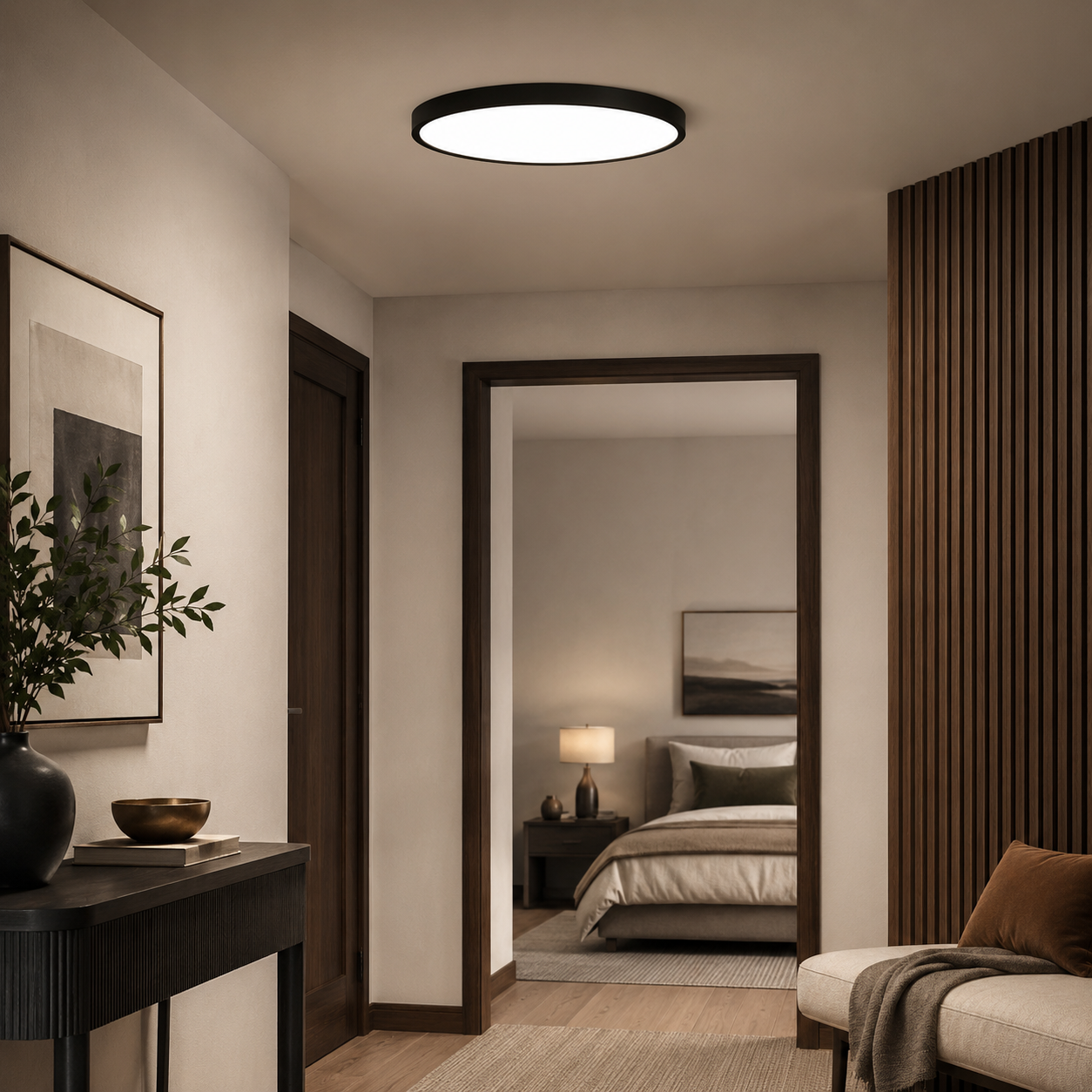 Owen | Modern LED Flush Mount Ceiling Light
