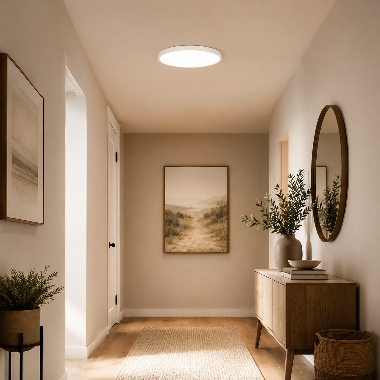 Owen | Modern LED Flush Mount Ceiling Light