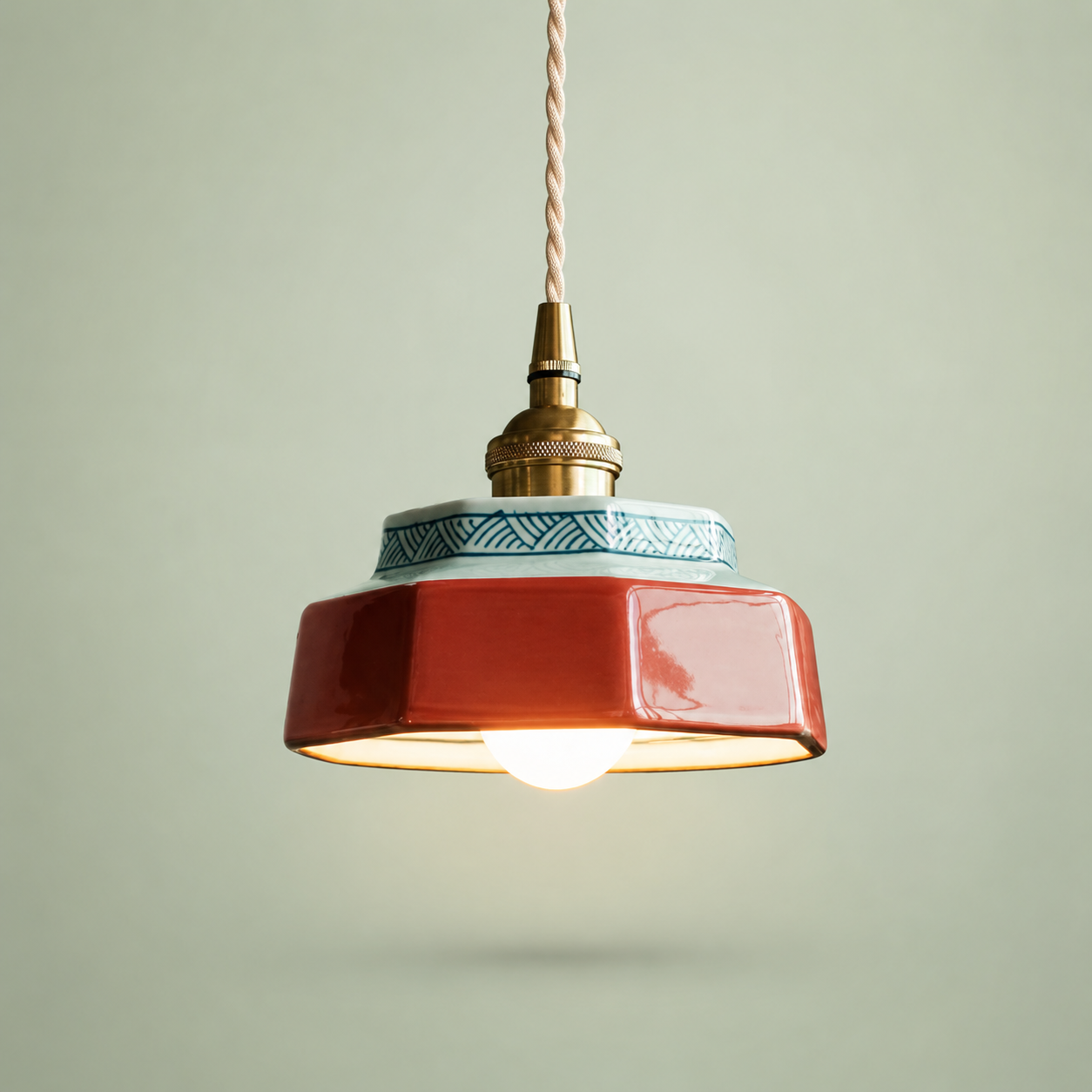 Taro | Retro Ceramic Pendant Light