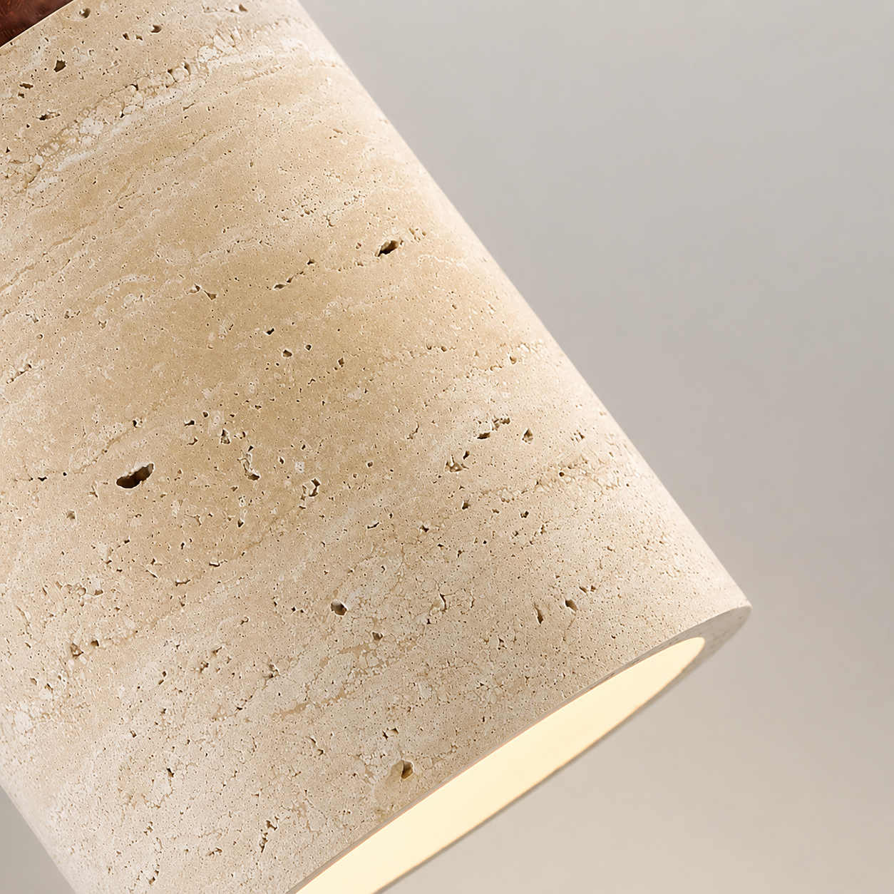 Ash | Japanese Wabi-Sabi Cave Stone Pendant Light