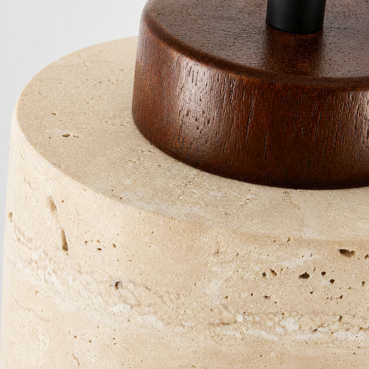 Ash | Japanese Wabi-Sabi Cave Stone Pendant Light